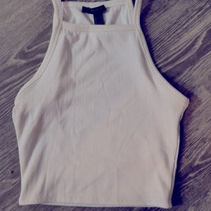 White crop top